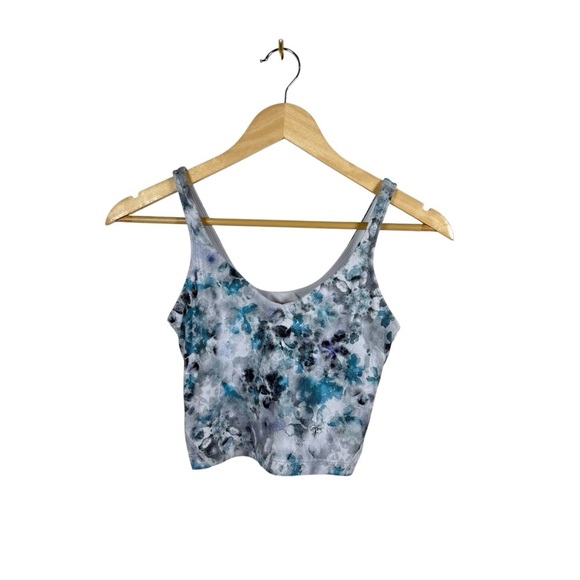 Lululemon Align Tank in Kaleidofloral Blue Size 4 - Picture 8 of 11